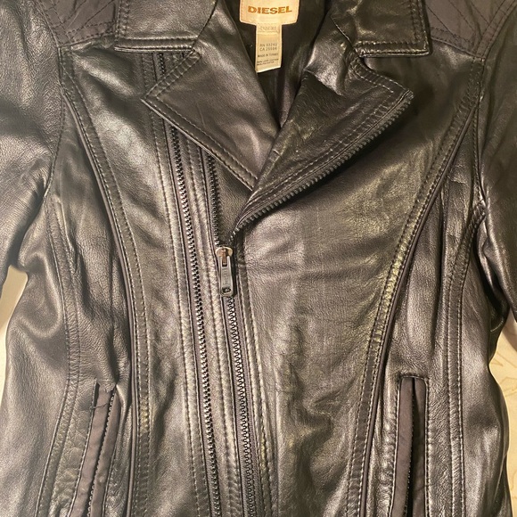 Vintage Diesel Leather Jacket - Picture 3 of 7